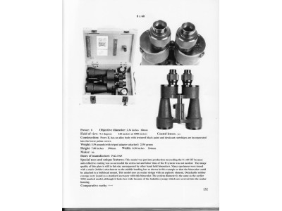 BOXED KRIEGSMARINE DECK MOUNTED 8 X 60 CA.1941