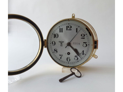 KRIEGSMARINE WALL CLOCK KIENINGER & OBERGFELL  