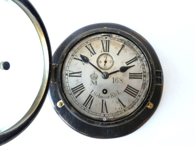 A RARE KAISER MARINE WALL CLOCK – BY SCHNOOR KIEL.