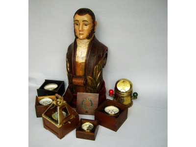 A POLYCHROME FIGUREHEAD