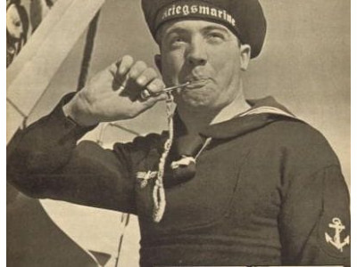 KRIEGSMARINE BOSUN´S WHISTLE WITH LANYARD