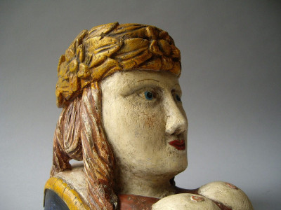 18TH CENTURY TILLER HEAD