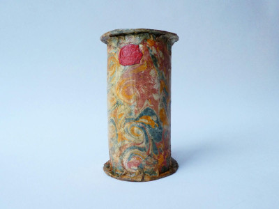 ANTIQUE VENETIAN SANDGLASS IN PAPER MACHE 18TH CENTURY