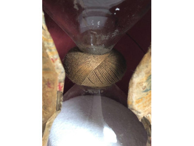 ANTIQUE VENETIAN SANDGLASS IN PAPER MACHE 18TH CENTURY