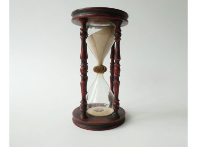ANTIQUE HOURGLASS 18TH CENTURY