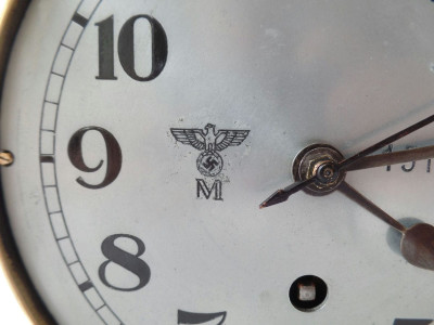 KRIEGSMARINE WALL CLOCK KIENINGER & OBERGFELL  