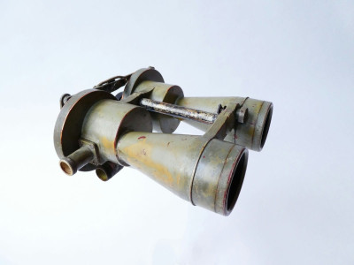 A PAIR CARL ZEISS DEK MOUNTED BINOCULARS 7X50 H 