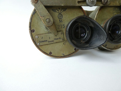 A PAIR CARL ZEISS DEK MOUNTED BINOCULARS 7X50 H 