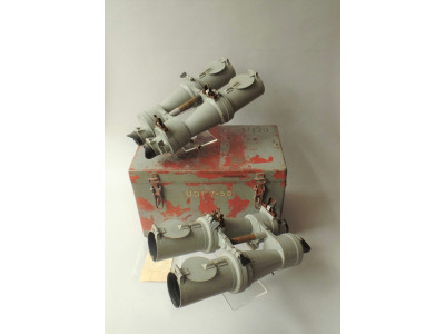 2 BOXED U.D.F. 7 X 50 BLC U- BOAT SIGHT FOR TORPEDO FIRING. U-190
