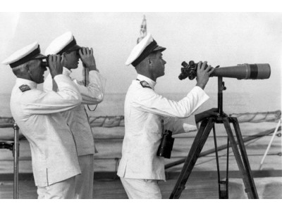 W.W. 2 KRIEGSMARINE TURRET BINOCULARS ZEISS -BLC