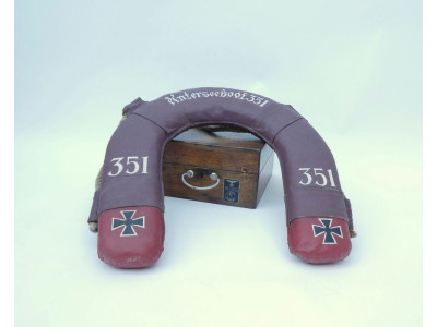 WWII  LIFEBUOY RELIC FROM U-BOAT 351 