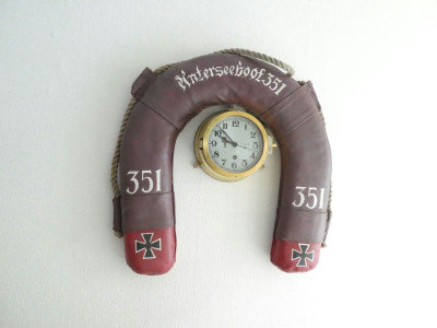 WWII  LIFEBUOY RELIC FROM U-BOAT 351 