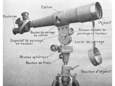 Krauss observation turret telescope