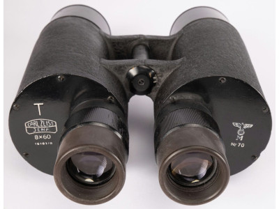 FIRST MODEL 8 X 60 - CARL ZEISS DECK MOUNTED BINOCULARS 