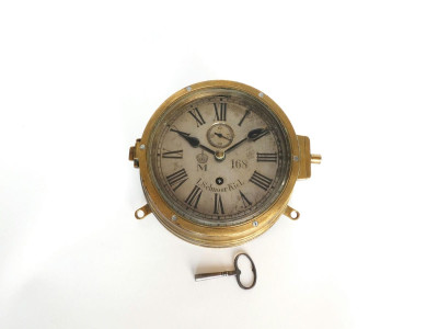 A RARE KAISER MARINE WALL CLOCK – BY SCHNOOR KIEL