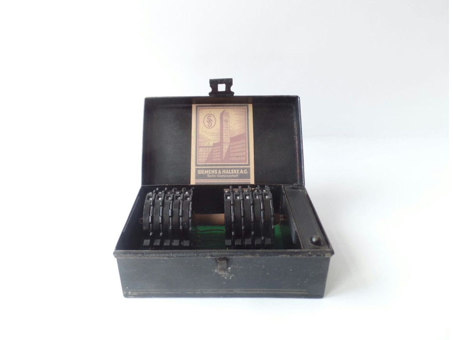 WWII. GERMAN CIPHER MACHINE ROTORS