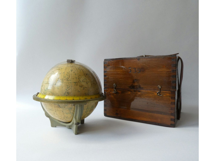 WWII. U-BOAT NAVIGATION GLOBE BY E. SCHOTTE & CO