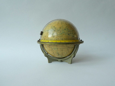 WWII. U-BOAT NAVIGATION GLOBE BY E. SCHOTTE & CO