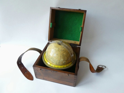 WWII. U-BOAT NAVIGATION GLOBE BY E. SCHOTTE & CO