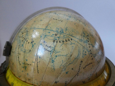 WWII. U-BOAT NAVIGATION GLOBE BY E. SCHOTTE & CO