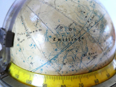 WWII. U-BOAT NAVIGATION GLOBE BY E. SCHOTTE & CO